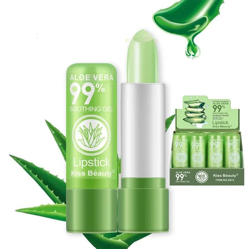 Aloe Vera Color-Changing Lip Balm – Long-Lasting & Moisturizing