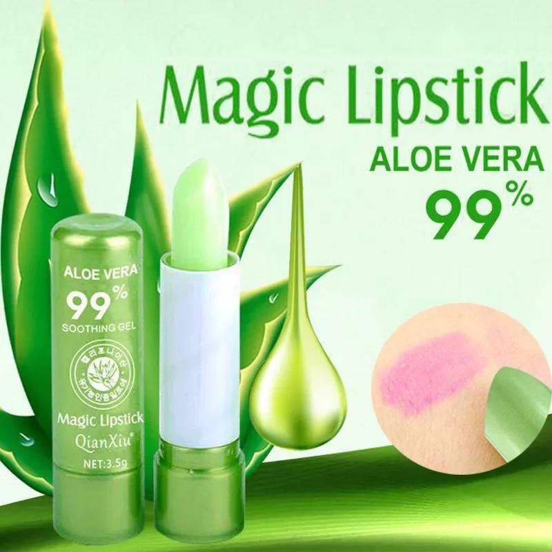 Aloe Vera Color-Changing Lip Balm – Long-Lasting & Moisturizing