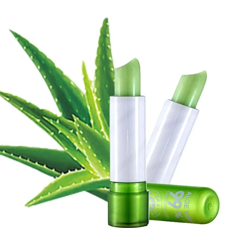 Aloe Vera Color-Changing Lip Balm – Long-Lasting & Moisturizing