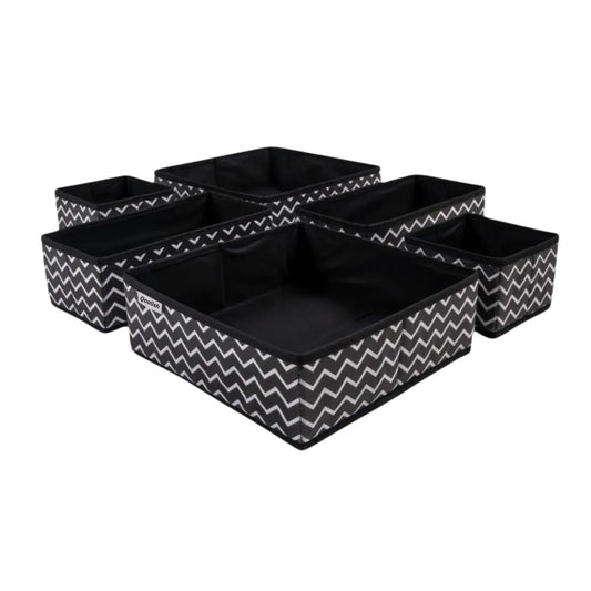 Drawer Organizer Set(Pack of 3) Portable, Adjustable, Expandable, Durable Organizers for Cosmetics, Underwear, Bras, Socks, Ties, Belts, Clothes
